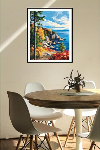Arches National Park Paint by Number, Delicate Arch Paint by Numbers Kit for Adults, Utah Landscap Acrylic DIY Oil Painting on Canvas for Gift, Home Wall Decor(16x20inch, No Frame) in Saudi Arabia