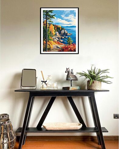 Arches National Park Paint by Number, Delicate Arch Paint by Numbers Kit for Adults, Utah Landscap Acrylic DIY Oil Painting on Canvas for Gift, Home Wall Decor(16x20inch, No Frame) in Saudi Arabia