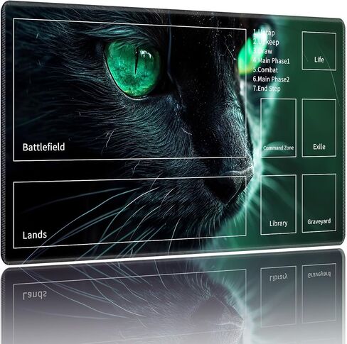 MTG Playmats for Magic The Gathering-Play Mat,Game Play Mat for MTG TCG 24" x 14" Board Game Card Game Trading Card Game Play Mat with Zones&Storage Bag,Mousepad Desk Mats,Cute Dragon in Saudi Arabia