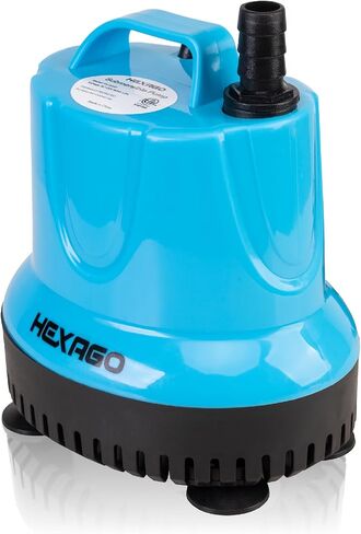 580GPH Submersible Water Fountain Pump, 60W Small Sump Pump with 9FT High Lift, Aquarium Pumps for Outdoor Pond, Hydroponic, Statuary, Waterfall, Aquarium, Fish Tank in Kuwait