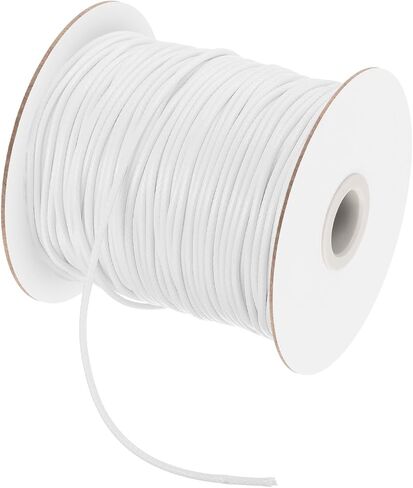 MECCANIXITY Waxed Cord 0.5mm Waxed Polyester Cord 175 Yard Wax String for Bracelet Making, Necklaces, Beading, Jewelry Making and DIY Crafts(Lake Blue) in Kuwait