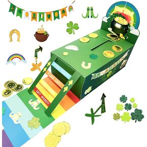 Lanmanuo Leprechaun Trap Kit for Kids - Diy St. Patrick's Day Crafts to Catch Leprechauns St.
