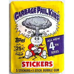 1986 Topps Garbage Pail Kids Original 4th Series 4 OS4 Card Wax Pack GPK Sealed