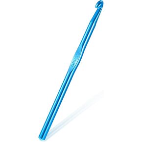 7mm Aluminum Crochet Hook Bulk Crochet Needles Knitting Needles for DIY Yarn Craft Smooth Crochet Needles for Knitting Craft Yarn Contribute to Beginners (Blue)
