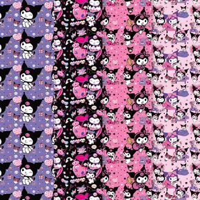 MUSNOW 4 Pcs Kuromiss Wrapping Paper for Baby Shower Kids Birthday Party Decorations Wedding DIY Crafts Gift Packing, 20 x 30 Inch