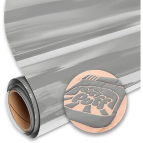 SISER Easy Puff HTV 12''x1yd - 3D Puffy Heat Transfer Vinyl (Light Gray)