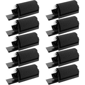 IR-40 Compatible Calculator Printer Ribbon Ink Roller - Black, 10-Pack
