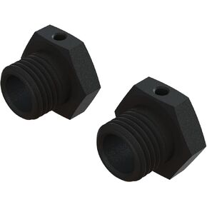 ARRMA Aluminum Wheel Hex 17mm - 14.6mm Thick, Black (2), ARA311067