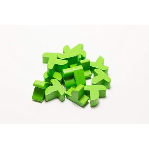 Lime Green Ships التوسع قطع الخشب للاستبدال للمستوطنين Catan: Seafarers Edition