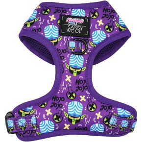 تسخير الكلب القابل للتعديل - Mojo Jojo ™ - L ، شبكة تنفس ، لا تصميم سحب مع حلقتين D ، تصميم براءة اختراع ، مثالي للكلاب الكبيرة - مرخصة رسميًا