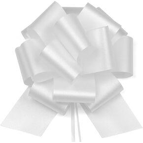 Pull Bows, Red Bows for Gift Wrapping, Gift Bows, Gift Wrap Bows, Gift Wrapping Pull Bow for Wedding Birthday Anniversary Christmas Party Decoration, 5PCS