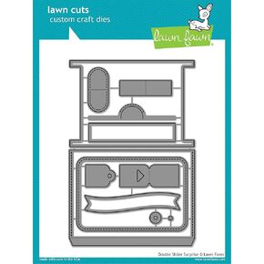 LAWN FAWN Lawn Cuts Custom Craft Die-Double Slider Surprise, c1, Original Version