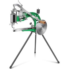 Shoe Repair Machine Leather Sewing Machine Cobbler Sewing Machine, Manual Leather Sewing Machine with Dual Cotton Nylon Line for Tents, Bags, Clothes, Quilts and Coats