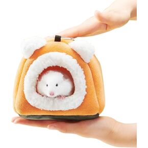 Guinea Pig Bed Winter Warm Cozy Guinea Pig Hideout Washable Bunny Bed Small Animal Bed for Chinchilla, Hamsters, Hedgehog