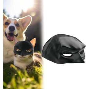 Cat Mask Cosplay, Cat Bat Mask,Cat Cosplay Hat for Halloween,Funny Cat Costumes Accessories, Bat Cat Cosplay for Photograph-M(4.34IN)