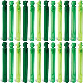 24pcs St Patricks Day Bubble Wands ، Mini Bubble Wands for Saint Paddy Day Party Favors ، ألعاب الهدايا الخضراء الأيرلندية للبنات أطفال الأطفال الصغار.