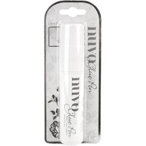 Nuvo Glue Pen for Crafting and Card Making, Large Flat Tip, Adhesive Tool