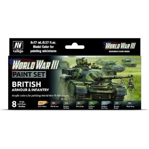 Vallejo Model Color WWIII British Armour & Infantry