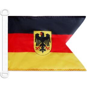Germany Naval Ensign NAUTICAL Flag 18'' x 12'' - German War flags 30 x 45 cm - Banner 12x18 in for boat - AZ FLAG