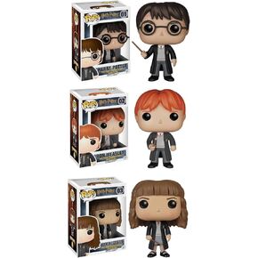 Funko Harry Potter POP! Movie Vinyl Collectors Set: Harry Potter, Ron Weasley & Hermione Action Figure