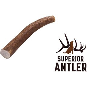 Amazon Brand -1-Small Whole Elk Antler–Single Pack. Premium Grade A. Antler Chew. Length 4"-7" Naturally shed, and Made in The USA. Guaranteed Satisfaction.