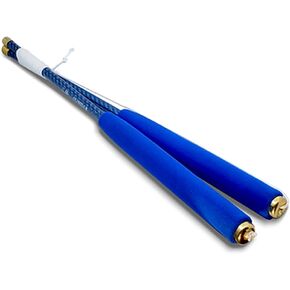 Sundia Carbon Diabolo Sticks - الوزن الخفيف ، الدقة المهنية ، المرونة العالية ، تصميم عقدة السلسلة الخفية ، الأداء العالي - المبتدئين للمحترفين ، عصي Yoyo الصينية - الأزرق (12.6 ")