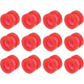 MECCANIXITY RC Anti Vibration Rubber Balls for RC F4 F7 Flight Controller M3x3.8mm Shock Absorption Balls (Red), Pack of 12
