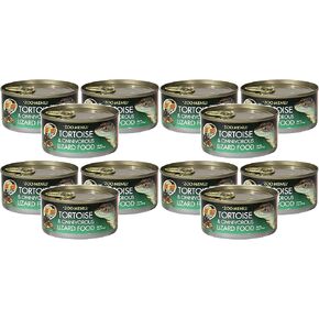 Zoo Med Land Tortoise & Omnivorous Lizard Food - Canned 6 oz - Pack of 12