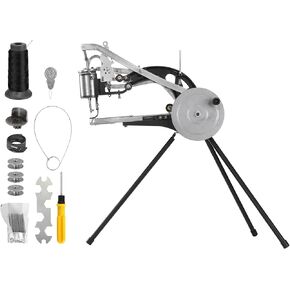 BEAMNOVA Leather Stitching Machine Cobbler Sewing Shoe Repair Tool Equipment Hand Heavy Duty Industrial with Needles Leather Craft Kit, Black