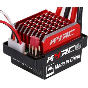 RC Car ESC ، 60A ESC Car ESC مرصعة بالفرشاة الكهربائية 6V/2A BEC استبدال 1/10 TRAX4-6 D90 HSP Redcat RC 4WD AXIAL SCX10 HPI DIY