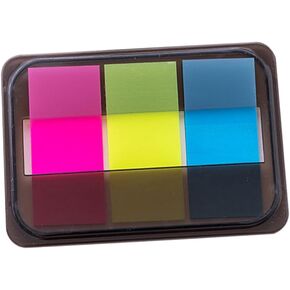 NUOBESTY 60pcs Neon Page Markers Sticky Index Tabs Flags Self Adhesive Colored Page Markers Vibrant Colors for Notes Book Marking and Highlighting Writable and Repositionable in Saudi Arabia