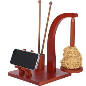 FQGGJ Yarn Holder for Crocheting and Knitting with Phone Stand，Magnetic Yarn Ball Holder Yarn Spinner for Crocheting - Ideal Gift for Crochet Lovers
