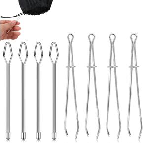 8 PCS DIY ROPE THEARDER CLIP ، ROPERER THEARDER DRAPHTRING THEARDER THEARTING THEARDER TOWN