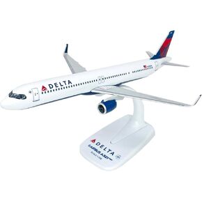 Flight Miniatures Delta A321neo 1:200 Scale - Plastic Snap-Fit Model Airplane - Collectible Replica of Delta Airlines Model Aircraft - Part #AAB-32100H-018