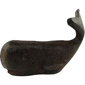 HM Treasure Gurus Small Cast Iron Sperm Whale Paperweight Nautical Whales Beach Home Desk Decor