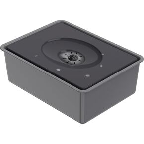 1Pcs Dog Water Bowl Replacement Basic Dog Bowls with Floating Disk, Grey