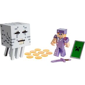Minecraft Alex VS Fire-Breathing Ghast Battle in a Box