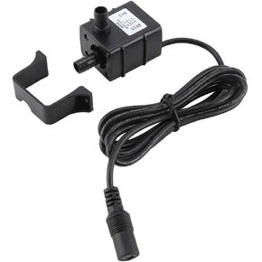 Mini Submersible Water Pump, DC Fountain Pump for Aquarium Fish Tank Pond, Fish Tank, Tabletop Fountain, Pet Fountain, Indoor or Outdoor Pond Fountain, Ultra Quiet Brushless, 4.8W 240L/H