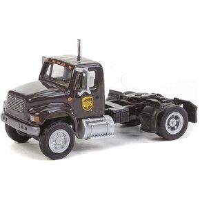 Walthers International(R) 4900 Single-Axle Semi Tractor Only - Assembled - United Parcel Service (Modern Shield Logo, Brown, Yellow)