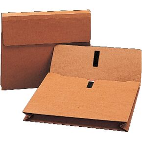 Smead Expanding File Wallet with Flap and Hook and Loop Closure, 2" Expansion, Legal Size, Redrope, 50 per Box (77145)