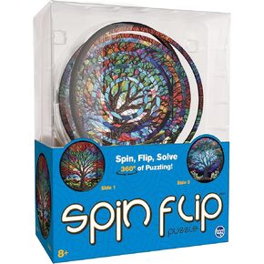 Spin Flip Puzzle - Charles Fazzino - Spin it, Flip it, Solve it! for Those who Love Brain teasers! Adult Fidget Toy. Great Gift for Mom, Dad, Teens, Men and Women
