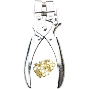 Eyelet Set Eyelet Pliers Metal Eyelets 3mm & 5mm Grommet Tool Kit With Hole Tarpaulin Eyelets Installation Tools Clothing Accessories