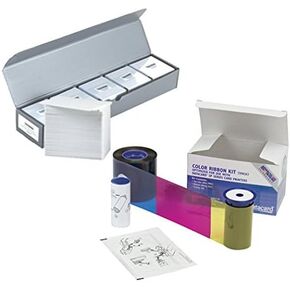 Datacard Color Ribbon & Cleaning Kit ، YMCKT ، 500 print لكل لفة