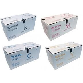 TK5242K 1T02R70US0 Genuine Kyocera Toner Value Pack, B/C/M/Y