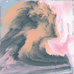 Trademark Fine Art 'Frosty Pastels II' Canvas Art by Studio W 14x14