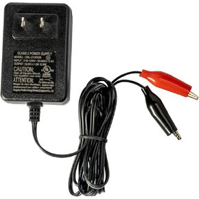 Universal Fully Automatic 12V Sealed Lead Acid Smart Battery Charger SLA Maintainer Compatible with Bumper Cars Jeep Truck UTV SUV 12 Volt Battery Charger Crocodile Clip Charger
