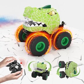 Remote Control Car,2.4hz Rc Monster Truck Toy,Suitable for Boys,with Spray, Light and Sound, All Terrain Remote Control Car,Suitable For3,4,5,6,7-Year-Old Children,Christmas Birthday Gift