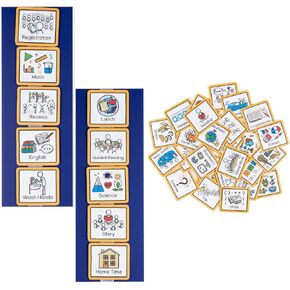 Visual Schedule for School Visual TImetable for Classroom, Send, Autism, Speech and Language, ADHD, ASD, Aspergers