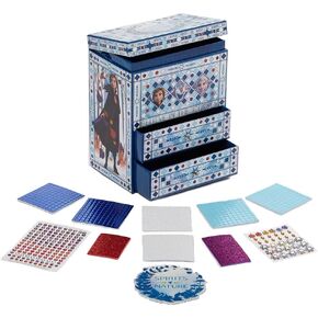 Disney Frozen 2 Elsa Jewelry Box Craft Kit DIY Mosaic Box for Girls, Frozen 2 Toy for Kids