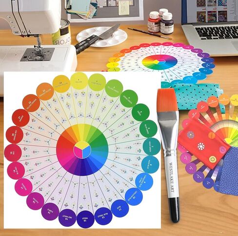 حزمة من فرشاة الطلاء بالألوان المائية - 15 سم - 12 جرام - WH ، والرجال مفاهيم الذكور رفيق العجلة ملونة ، multicolo ، حزمة 1 in Kuwait